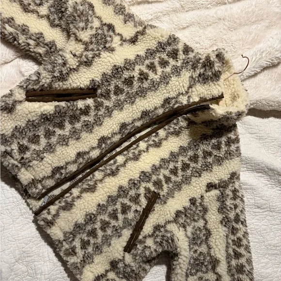 ETOILE ISABEL MARANT Mackensy Fuzzy Zip-Front Jacket - Picture 6 of 9